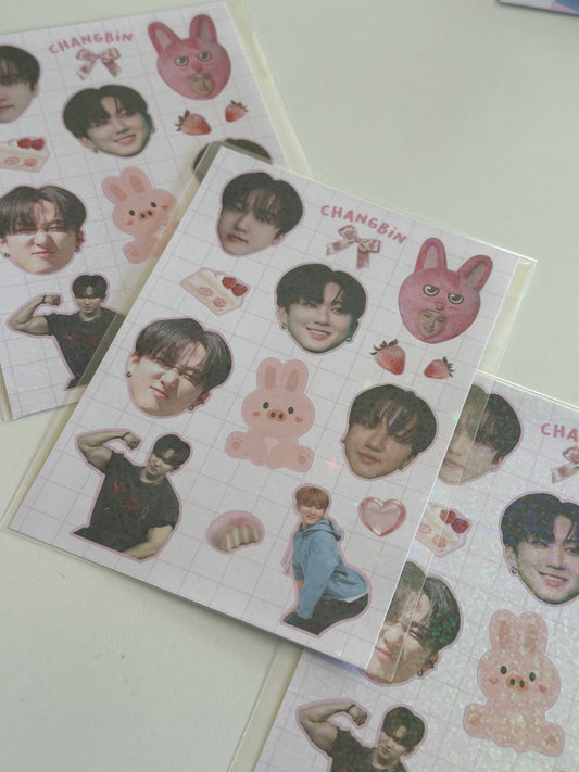 Sticker sheet Stray Kids - Changbin