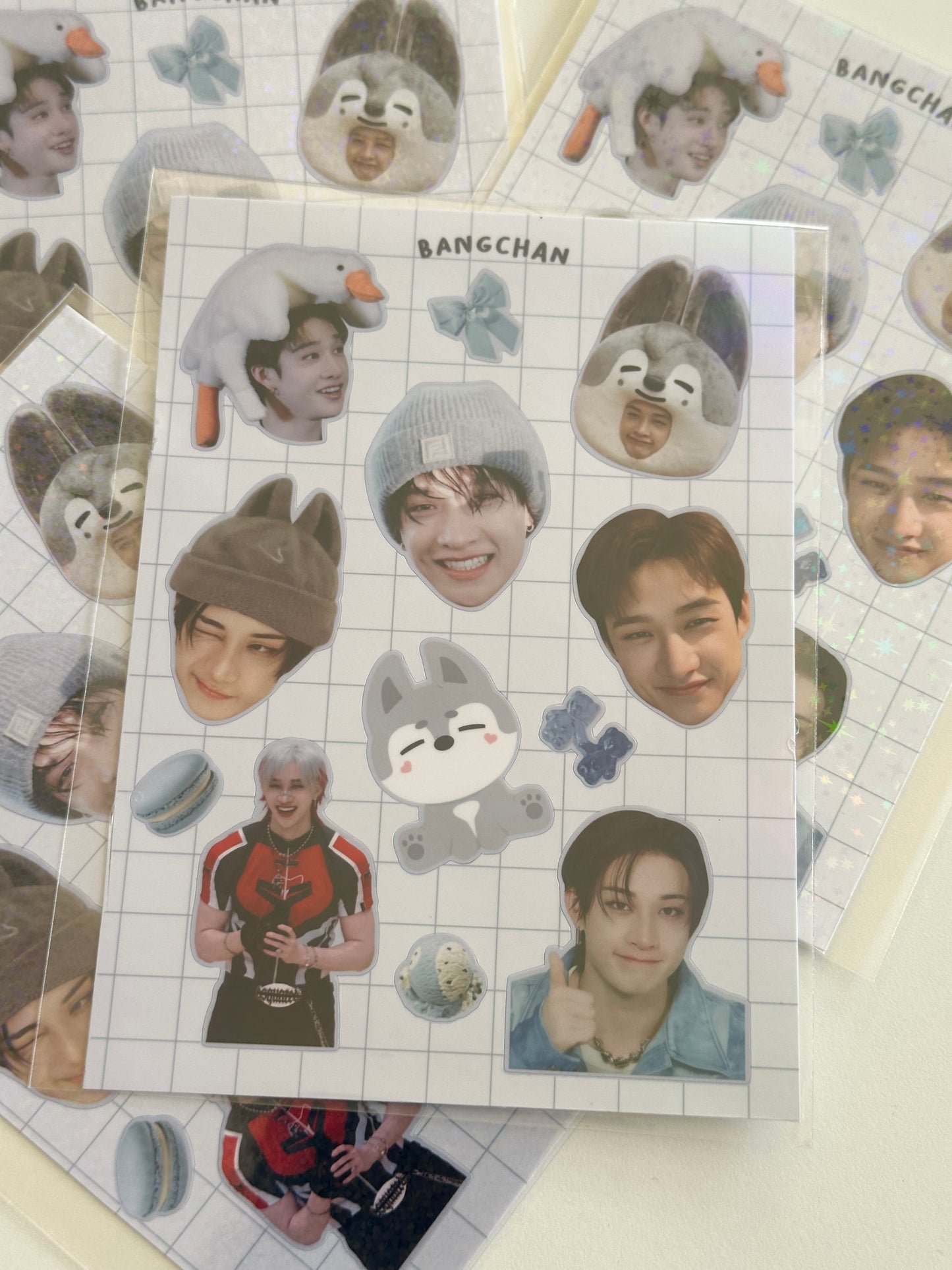 Sticker sheet Stray Kids - Bangchan