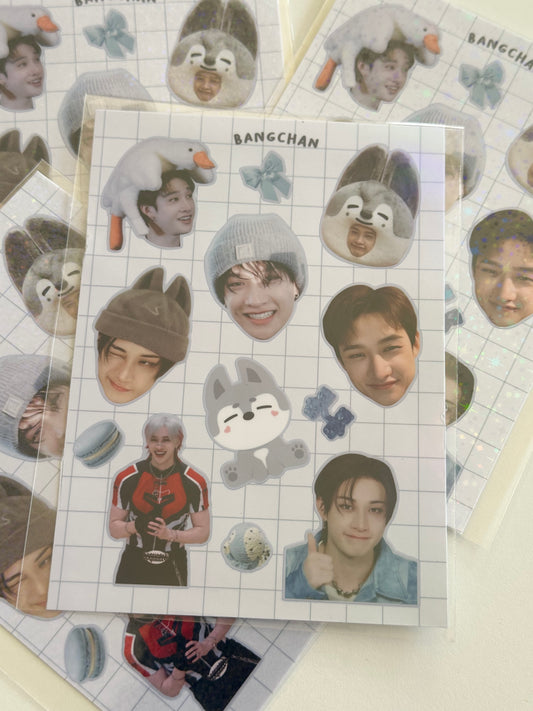 Sticker sheet Stray Kids - Bangchan