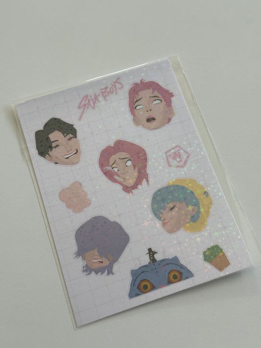 Sticker sheet Saja Boys