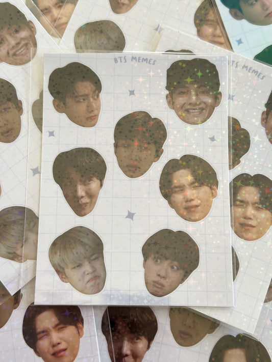 Sticker sheet BTS - Memes