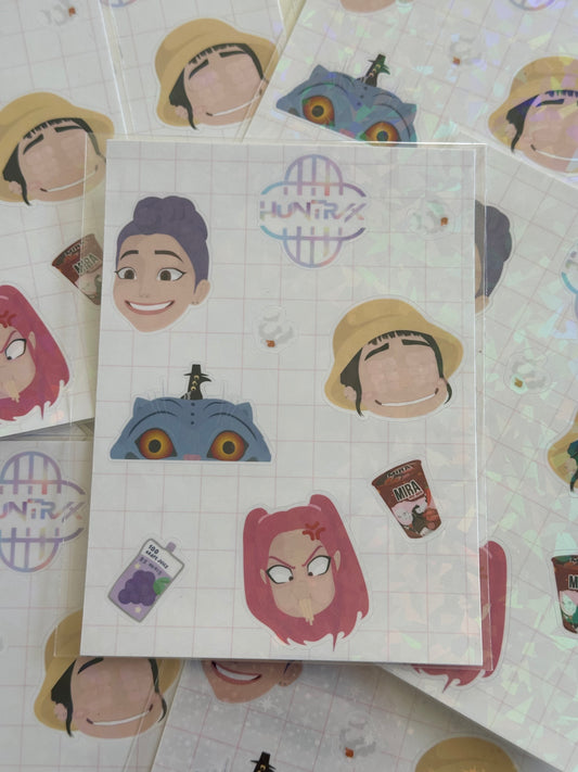 Sticker sheet Huntrix